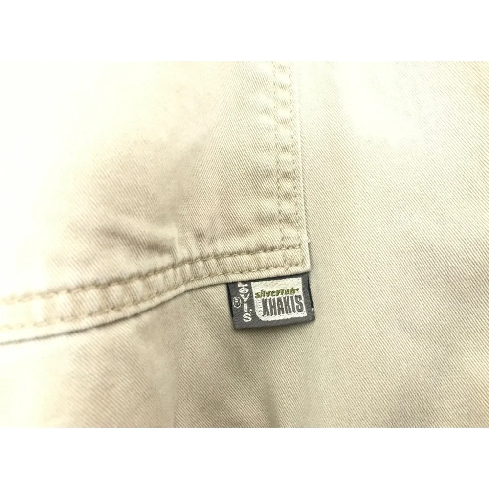 Vintage Levi's Silver Tab Cargo Shorts Men's 42 Khaki Y2K Grunge 90's Skater